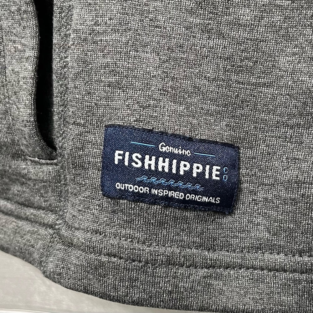 Fish Hippie Gray Pullover Hoodie - Picture 4 of 7